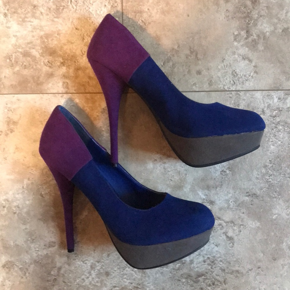 Just Fab Color-Block Stilettos
